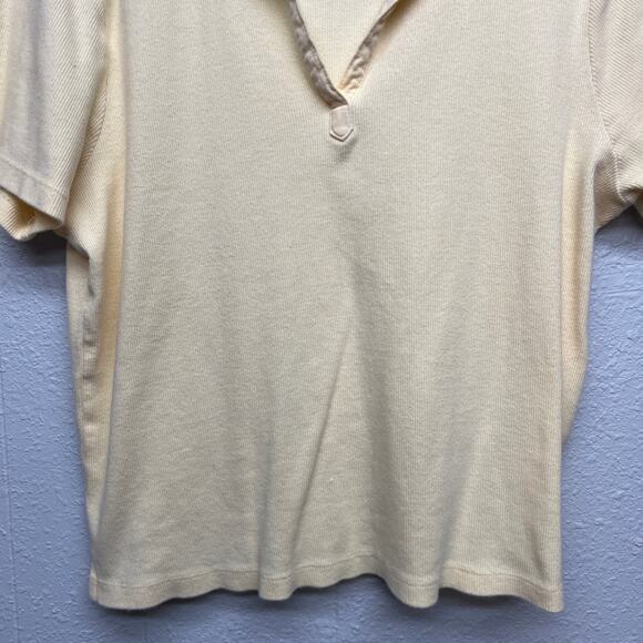 Charter Club Y2K 90s Vintage Grunge Light Academia Womens Polo Shirt Size LP - Picture 4 of 12